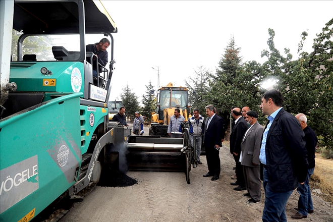 Reşadiye Mahallesine asfalt ve kilitli parke 