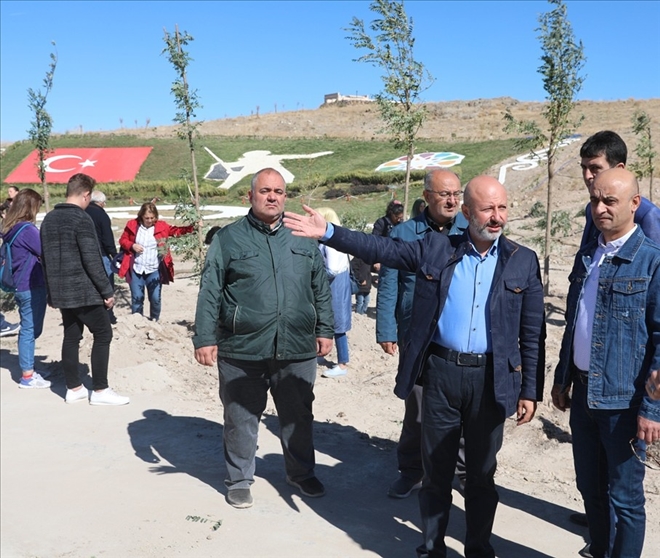 Kocasinan´da yeşil ile mavinin ahengi 