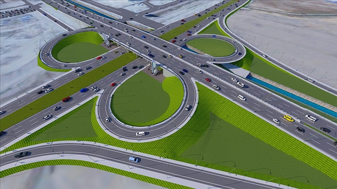 Üç yapraklı yonca Şehir Hastanesi´ndeki trafik yoğunluğunu rahatlatacak 