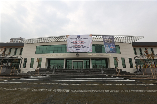 Köşk Mahallesi´ne muhteşem tesis 