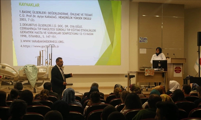 ?Dünya Basınç Yarası Farkındalık Haftası?Kayseri Şehir Hastanesi´nde kutlandı 