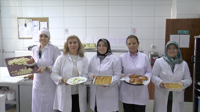 Mantılar, su börekleri, katmerler Olgunlaşma Enstitüsünden 