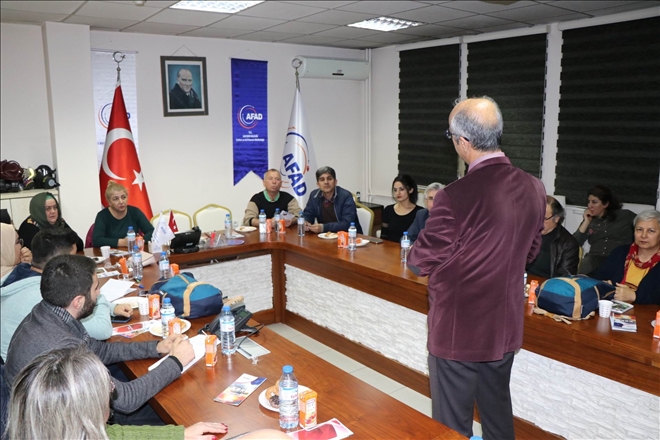 AFAD vatandaşları olası afetlere hazırlıyor 