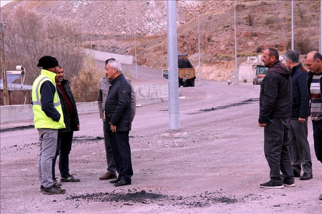 İncesu´da çevre yol asfalt çalışması başladı 