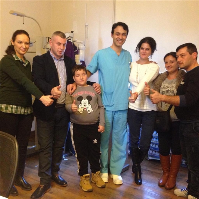 9 yaşındaki görme engelli çocuk şifayı Kayseri´de buldu 
