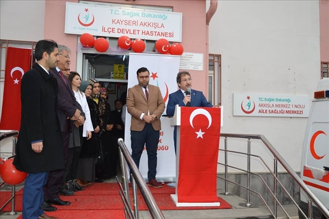 Akkışla İlçe Entegre Hastanesi röntgen ünitesi açıldı 