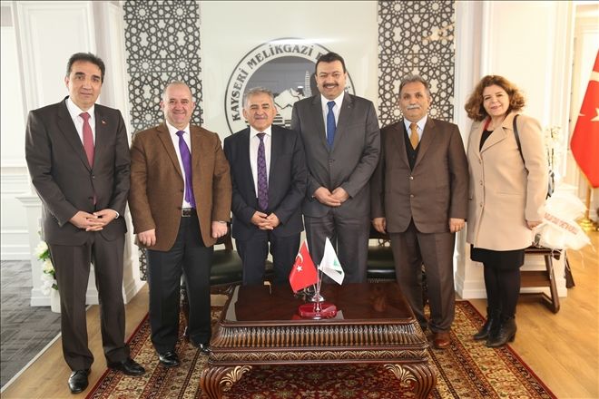 Lokantacılar ve Pastacılar Odası´ndan Melikgazi Belediyesine ziyaret 