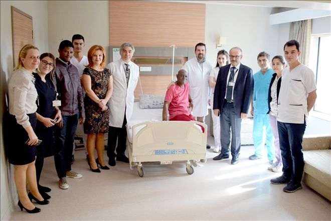 Fildişi Sahili´nden gelerek Kayseri´de tedavi oldu 