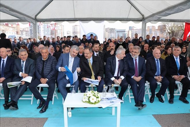 Bin kişilik Recep Mamur Sahabiye Camii´nin temel atma töreni yapıldı 