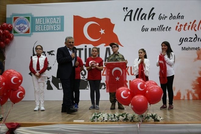 Melikgazi Belediyesi Çocuk Meclisinden Çanakkale Zaferi etkinliği 