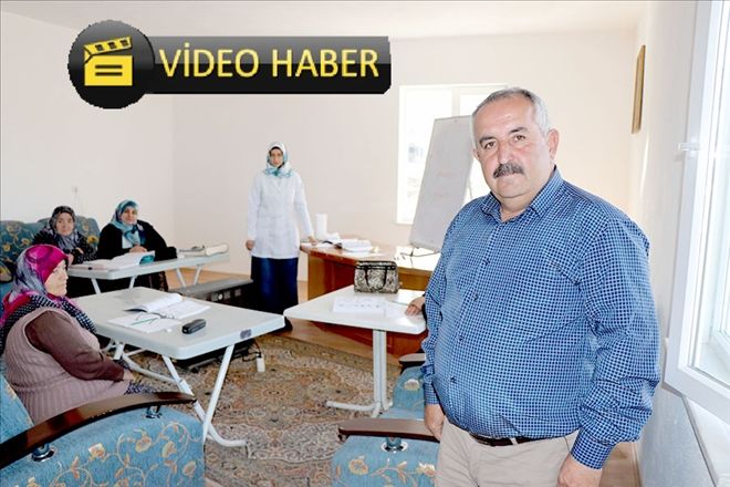 Okumayı muhtarın sayesinde öğrenecekler 