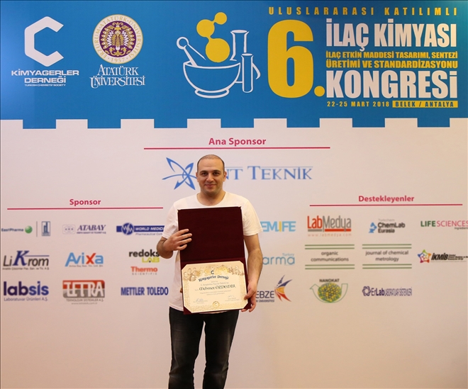 AGÜ Doktora Öğrencisine Araştırma Teşvik Ödülü 