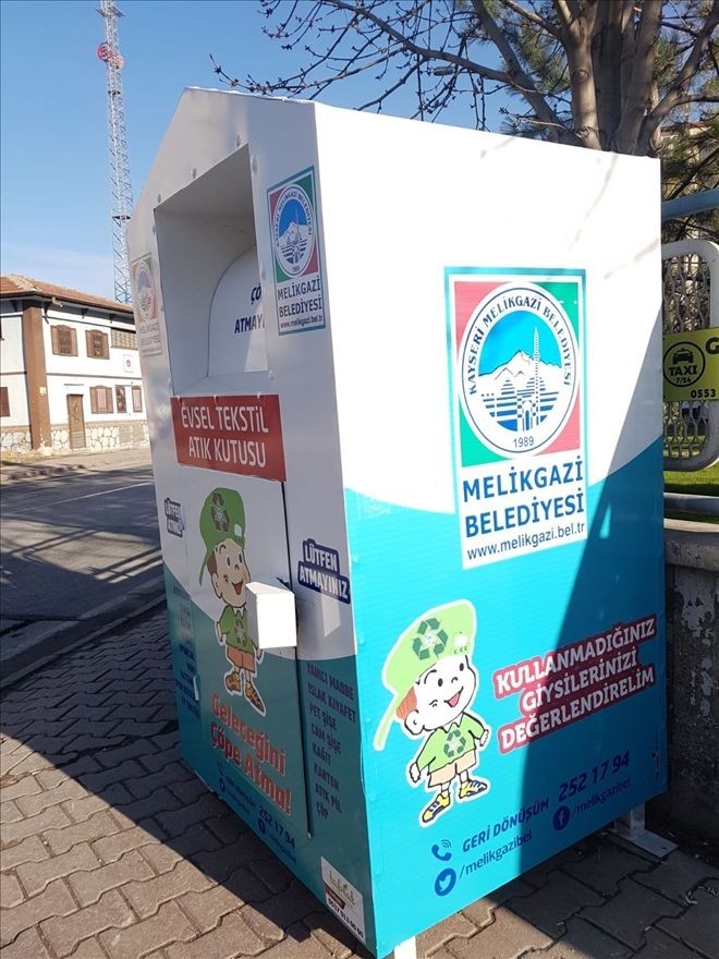 Melikgazi´de kullanılmayan kıyafet toplama kampanyası başlatıldı 