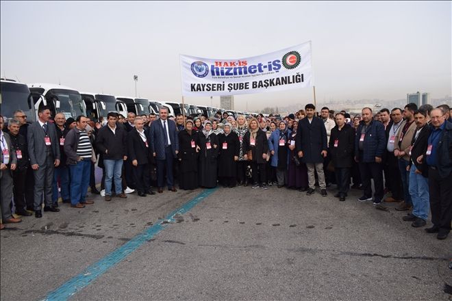 Hizmet-İş Sendikası Kayseri Şubesi Dünya Kadınlar Günü´nü Ankara´da kutladı 