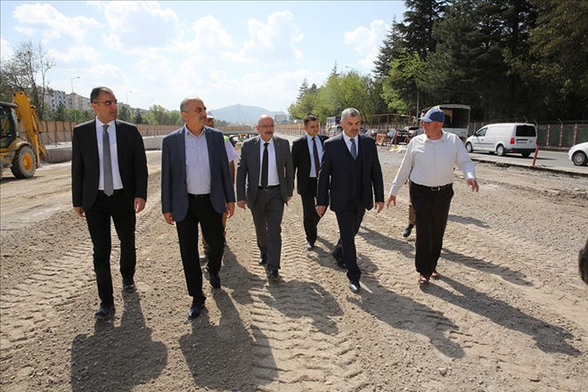 Fuzuli katlı kavşağı açılış için gün sayıyar 