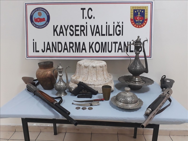 Jandarmadan tarihi eser operasyonu 