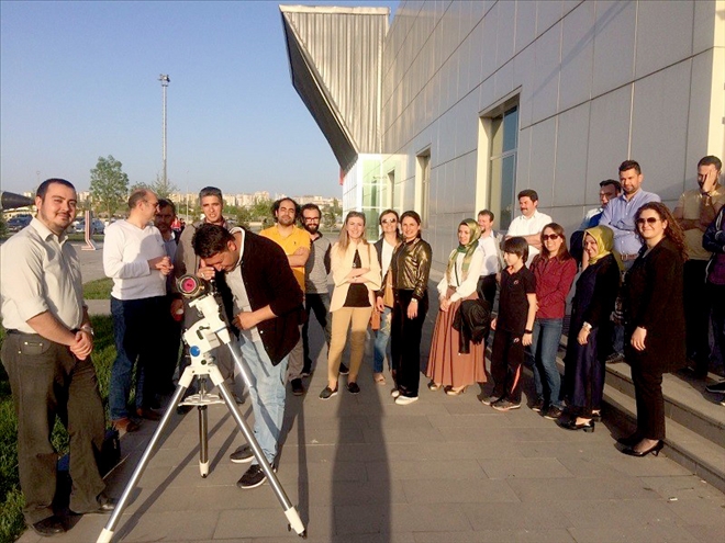 Astronomi meraklıları Bilim Merkezine 