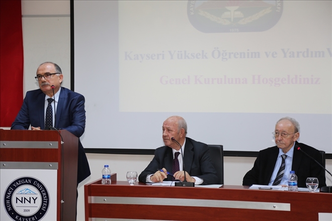 KAYSERİ YÜKSEK ÖĞRENİM VE YARDIM VAKFI GENEL KURUL YAPTI
