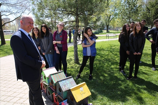 Kocasinan´dan kuş evleri