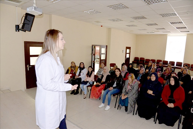 Melikgazi Belediyesinden sağlıklı beslenme semineri 