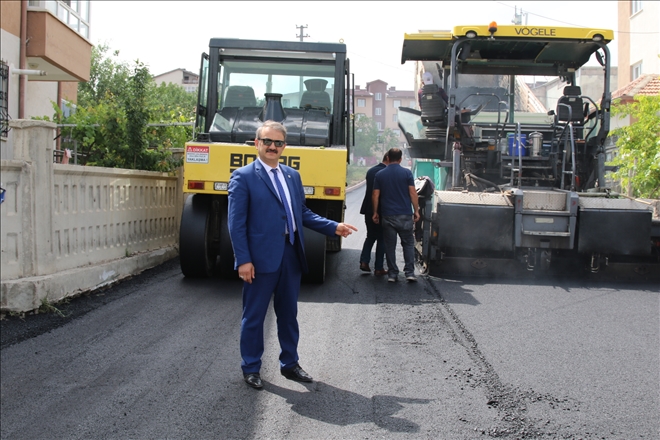 HACILAR BELEDİYESİ ASFALT SEZONUNU AÇTI