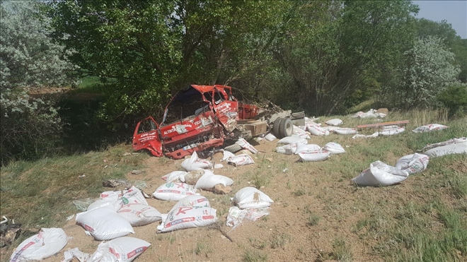 Otomobil ile kamyonet kafa kafaya çarpıştı: 2 ölü, 4 yaralı 