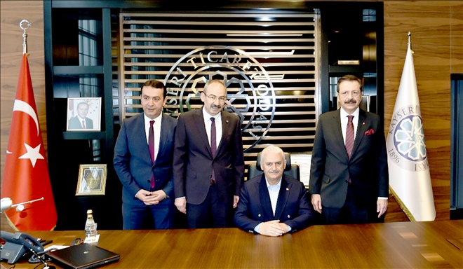 Başbakan Binali Yıldırım, KTO ve KAYSO´yu ziyaret etti 