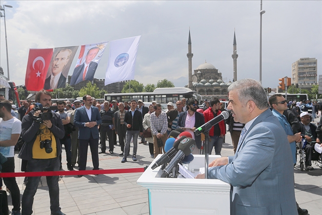Yeni hatlar ve otobüsler tanıtıldı