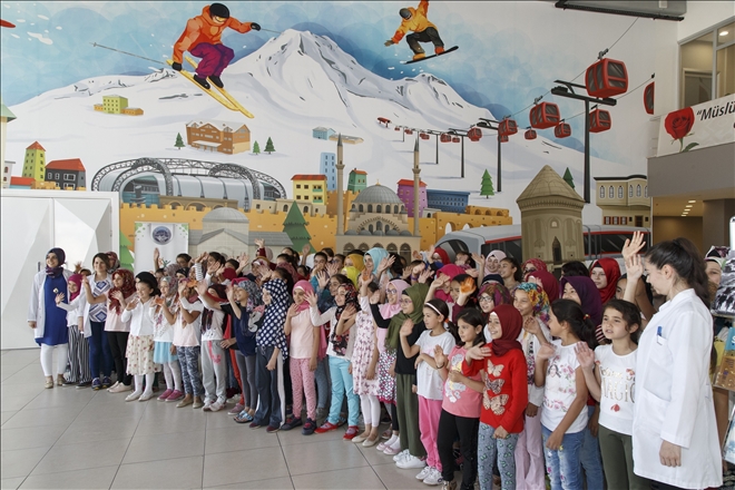 Öğrenciler yaz tatillerini KAYMEK´te değerlendiriyor 