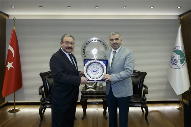 ERÜ Rektörü Güven, Başkan Çelik´e destekleri için teşekkür etti 