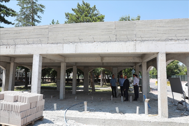 Kocasinan´da Selçuklu mimarisi tarzında kemerli şadırvanlar 