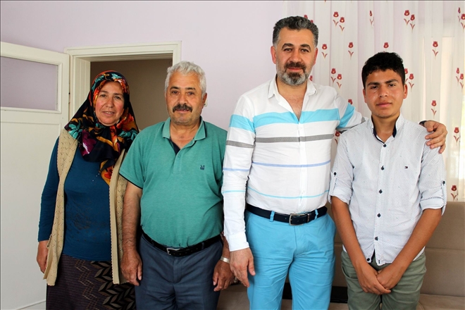 Sedat Kılınç İnşaat görme engelli Caner´e umut oldu 
