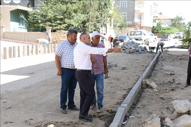Yahyalı´da doğalgaz hattı geçen sokaklar asfaltlanıyor 