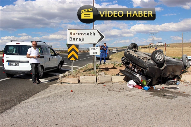 Otomobiller çarpıştı: 6 yaralı 