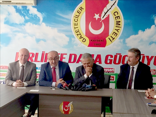 Belediye Başkanları Kayseri Gazeteciler Cemiyeti´ni Ziyaret Etti 