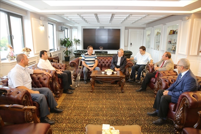 Anadolu Sakatlar Derneği´nin ?Sosyal Belediye´ Melikgazi ziyareti 