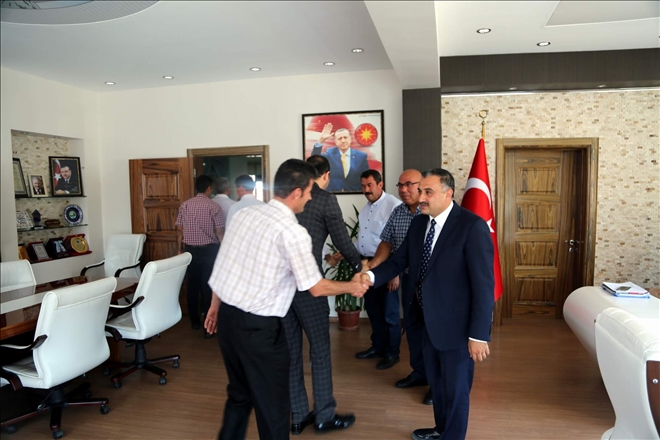 Başkan Cabbar belediye personeliyle bayramlaştı 