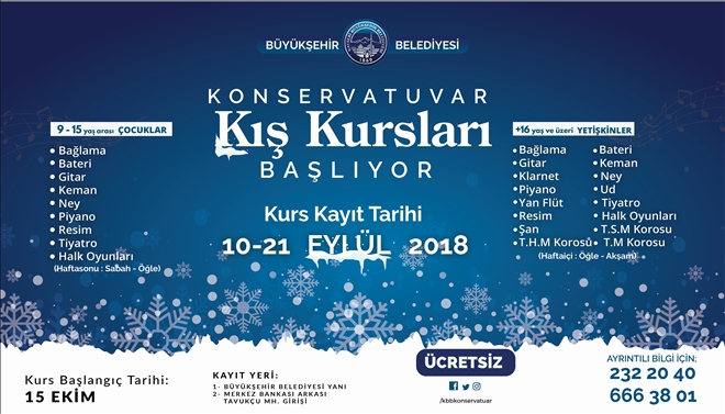 Büyükşehir konservatuvarına kayıtlar başladı 