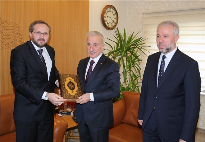 Diyanet İşleri Başkan Yardımcısı Argun´dan Vali Kamçı´ya Ziyaret 