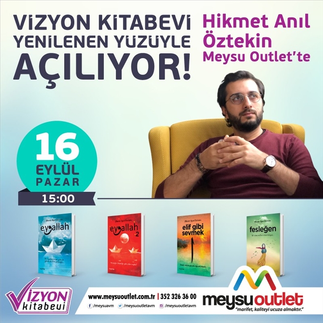 Hikmet Anıl Öztekin Meysu Outlet´te sevenleri ile buluşuyor 