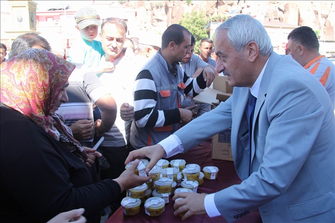 İncesu Belediyesinden aşure ikramı 