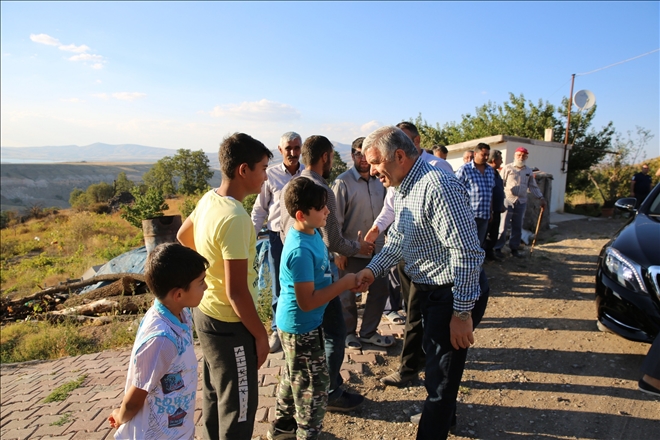 Başkan Çelik, Taşhanlı vatandaşa misafir oldu 