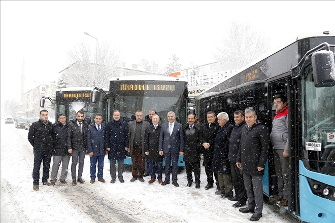 Terminal için yeni servis araçları hizmette 