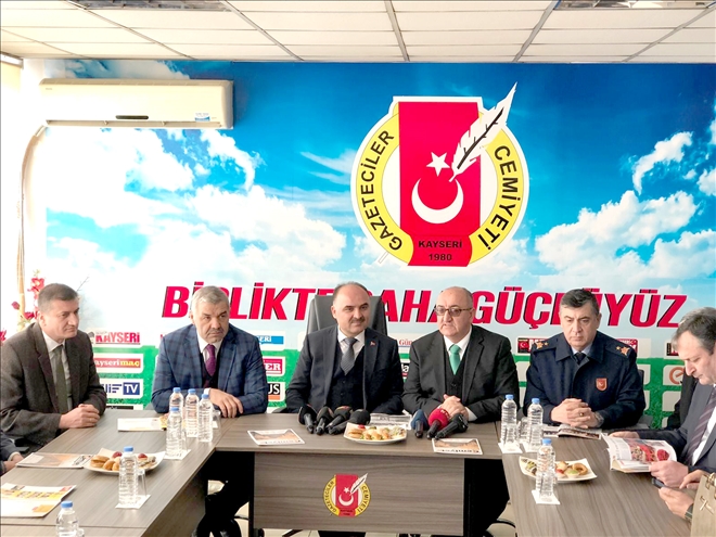 Vali´den gazetecilere ziyaret