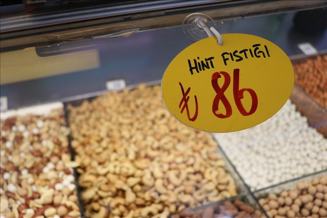 Hint fıstığının tanesi 17 kuruş 