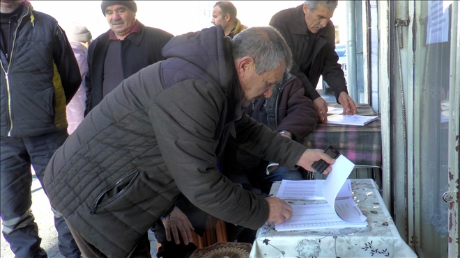 Muhtarlıklarda seçmen listeleri askıya çıktı 