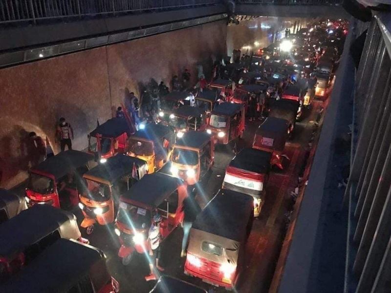 Irak protestolarının simgesi “tuktuklar”
