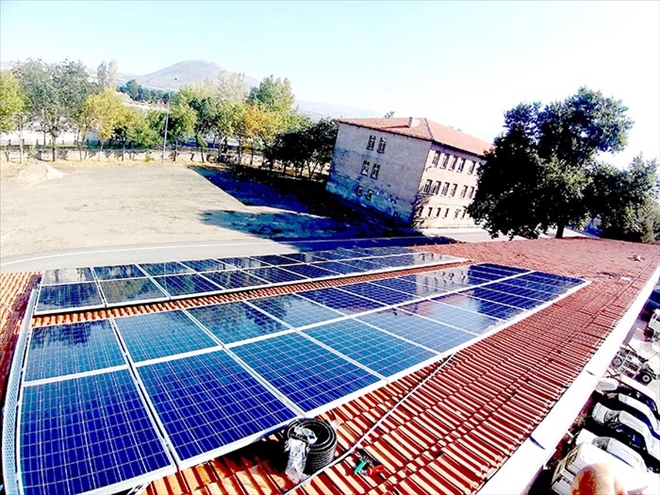 Kendi Elektriğini Kendi Üreten Okul !