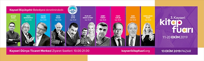Kayseri Kitap Fuarı 11 Ekim´de açılıyor 