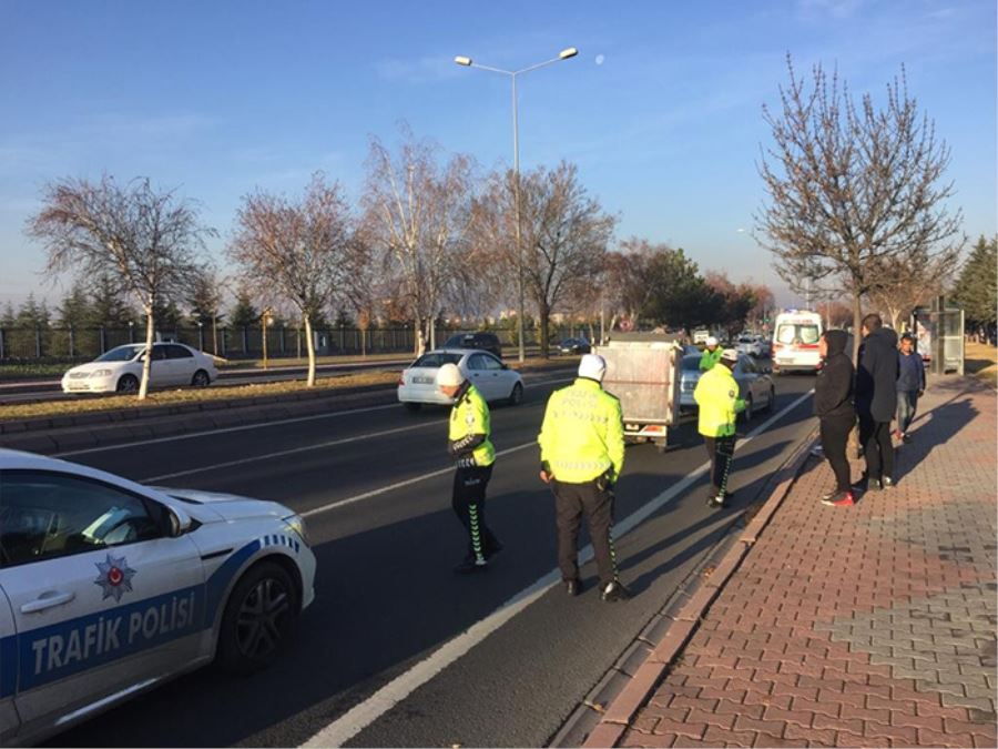 Trafik kazası: 1 yaralı 